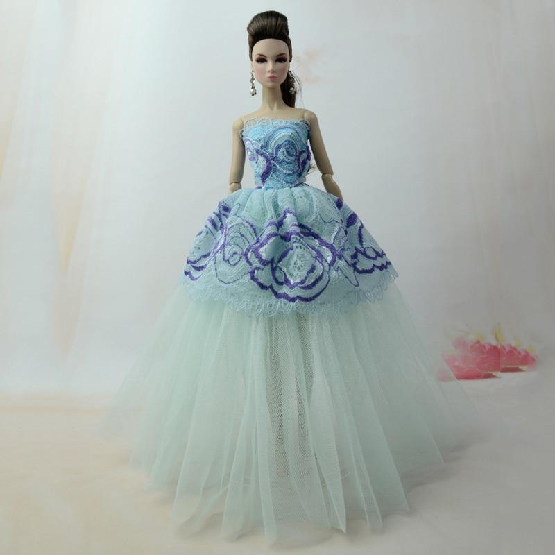 5 шт./лот модная кукольная одежда для куклы Барби наряды вечерние платья вечернее платье для куклы Барби платье 1/6 куклы аксессуары игрушка