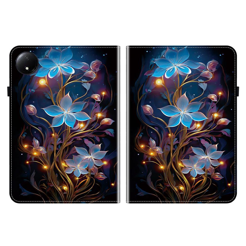 Чехол из искусственной кожи для планшета Xiaomi Redmi Pad SE 8.7 - 11 стилей! Прочный, с 2 слотами для подставки, держателем для карандашей и слотами для карточек, гибкая задняя крышка из ТПУ