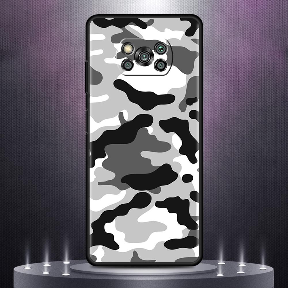 Чехол для телефона Xiaomi Mi Poco X3 NFC 10T Pro 11T 11 Lite Note 10 M3 9T F3 CC9 Мягкий чехол A2 F1 Shell Army Military Camouflage