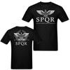 Spqr Eagle Rome Latin Men'S T Shirt Unisex New Spring High-Elastic Cotton New Funny T Shirts Tees Harajuku Streetwear