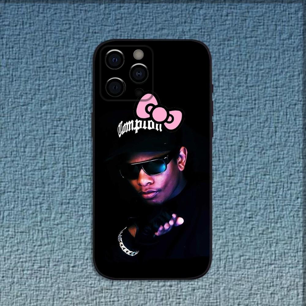 E-Eazy E Rapper Phone Case For iPhone 16,15,14,13,12,11,Pro,X,XS,Max,XR,Plus,Mini Soft Black Cover