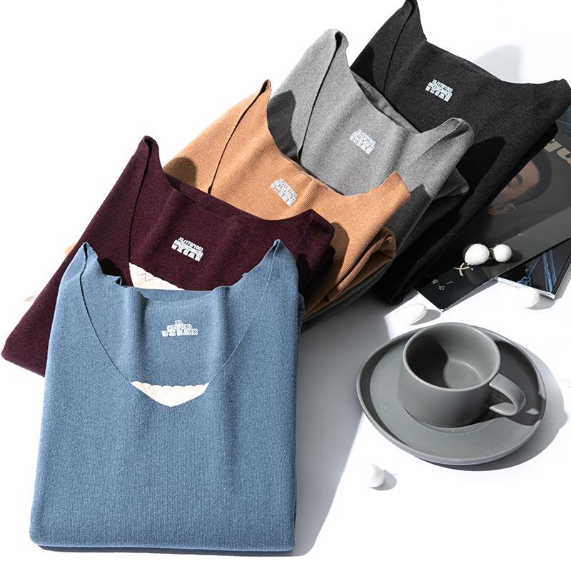 Мужской бесшовный шелковый жилет: Теплый, на бархатной подкладке, с подогревом сзади, облегающий крой, большой размер, идеально подходит для осени и зимы.