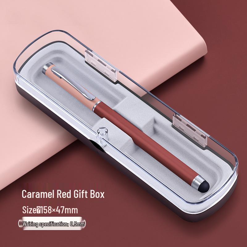 Signature Metal Rollerball Pen with Touchscreen Stylus, Customizable Logo, Business Pen Available