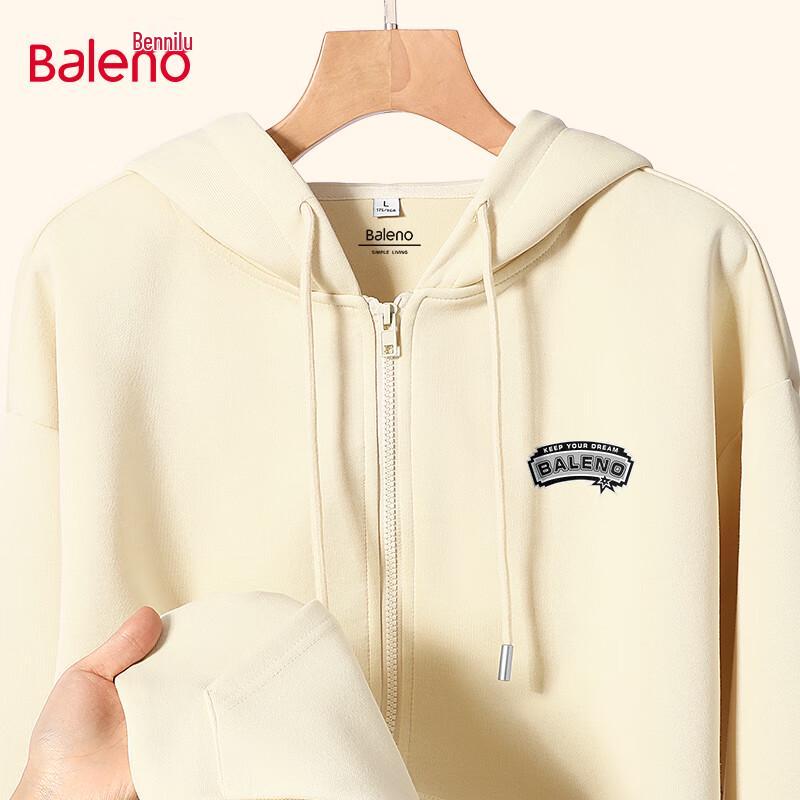 Baleno Men's Hooded Zipper Sweatshirt