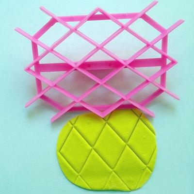 Bricolage Losange Courtepointe Coupe Gateau Embosseuse Fondant Outil De Decorations Artisanales