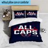 Capitals ice hockey 3PCS Bedding set,Ideal for 1pc Duvet Cover And 2pcs Pillowcases Perfect for Fan gift,Ideal for Bedroom, Dormitory
