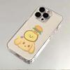 Ultra Thin Silicone Transparent TPU Case for Iphone 16 14 15 13 12 11 Pro Max IPhone 14 15 16 Plus Cartoon Cute Hamburger Puppy