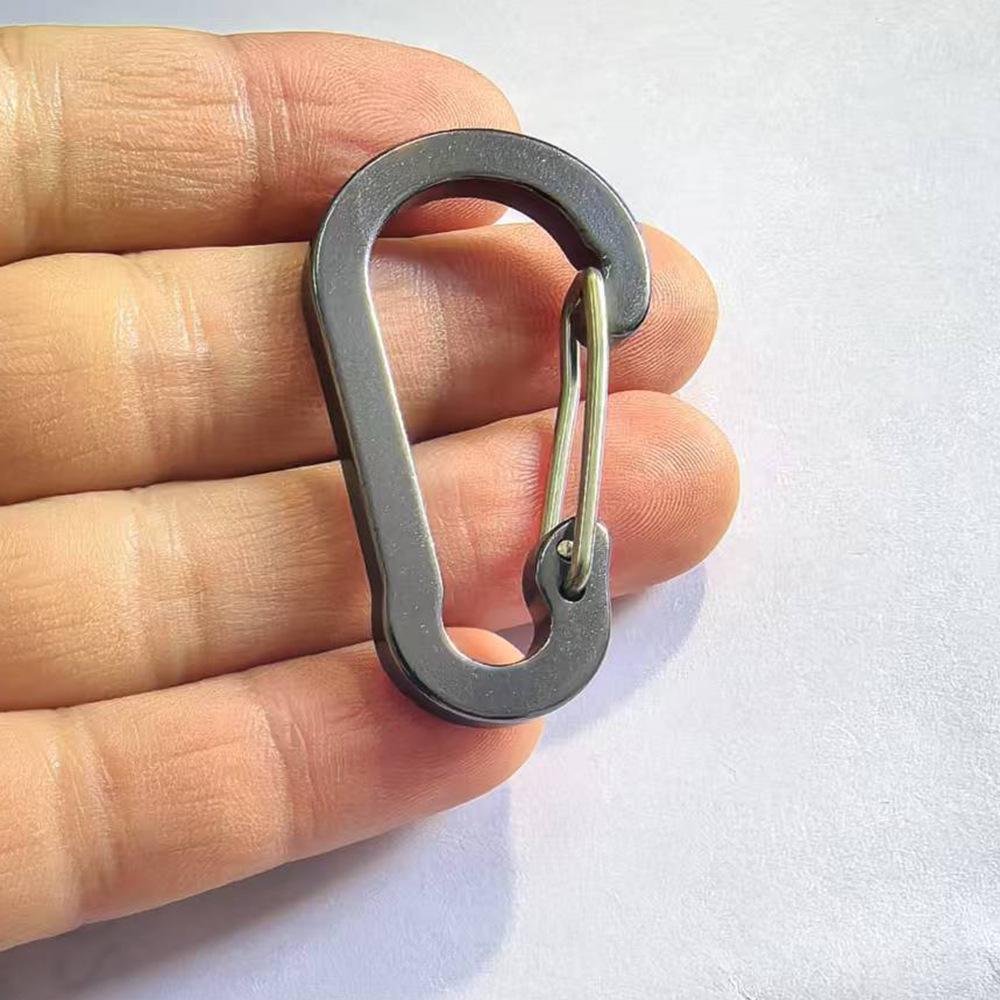 Multicolor No. 5 Aluminum Steel Gourd-Shaped Carabiner for Bottles and Backpacks