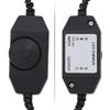 LED Dimmer Manual Knob Switch Brightness Controller Strip Light DC 12V 24V Single Color Dimming PWM Female Male Power Cable