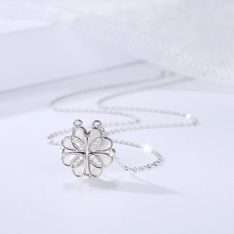 Closet Popular Pendant Jewelry with Gift Lucky heart and Akoya shell pearl in A popular gift for celebrations and Includes gift bag and Angel's