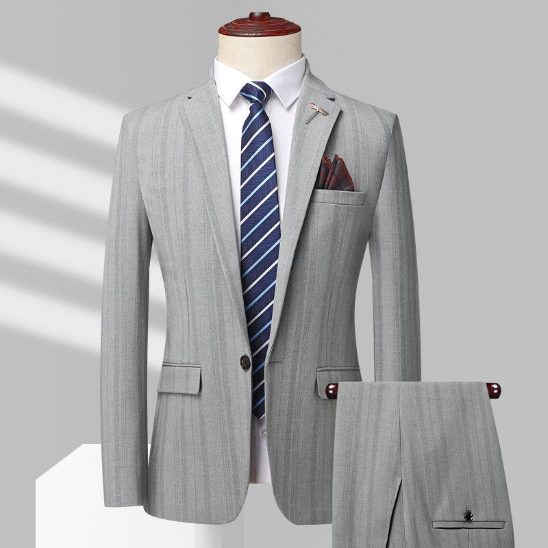 Двухсекционный костюм-чехол в западнокорейском стиле, облегающее повседневное свадебное платье