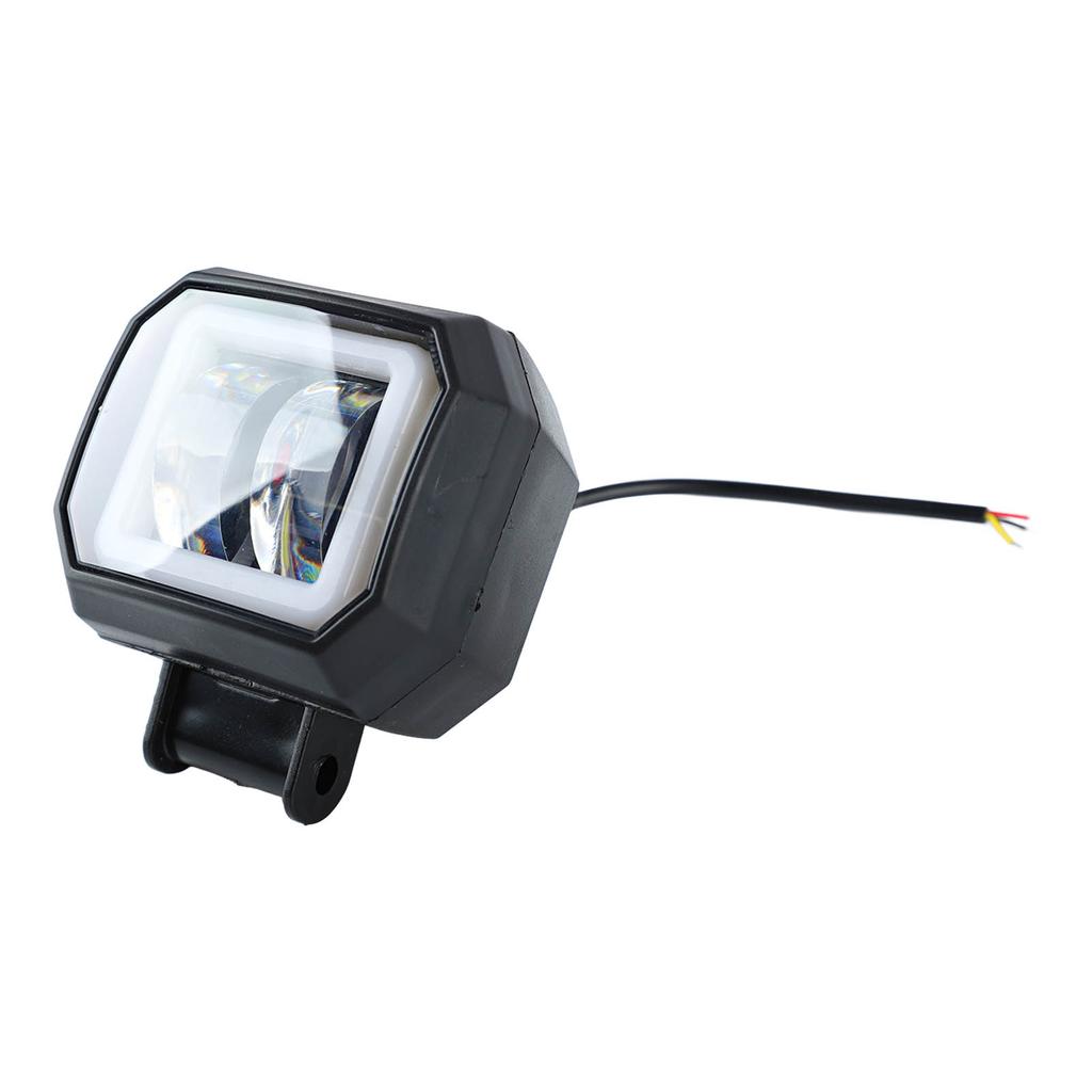 3-дюймовые светодиодные фары для мотоциклов с синей апертурой 20 Вт, водонепроницаемые, яркие, квадратные противотуманные фары для