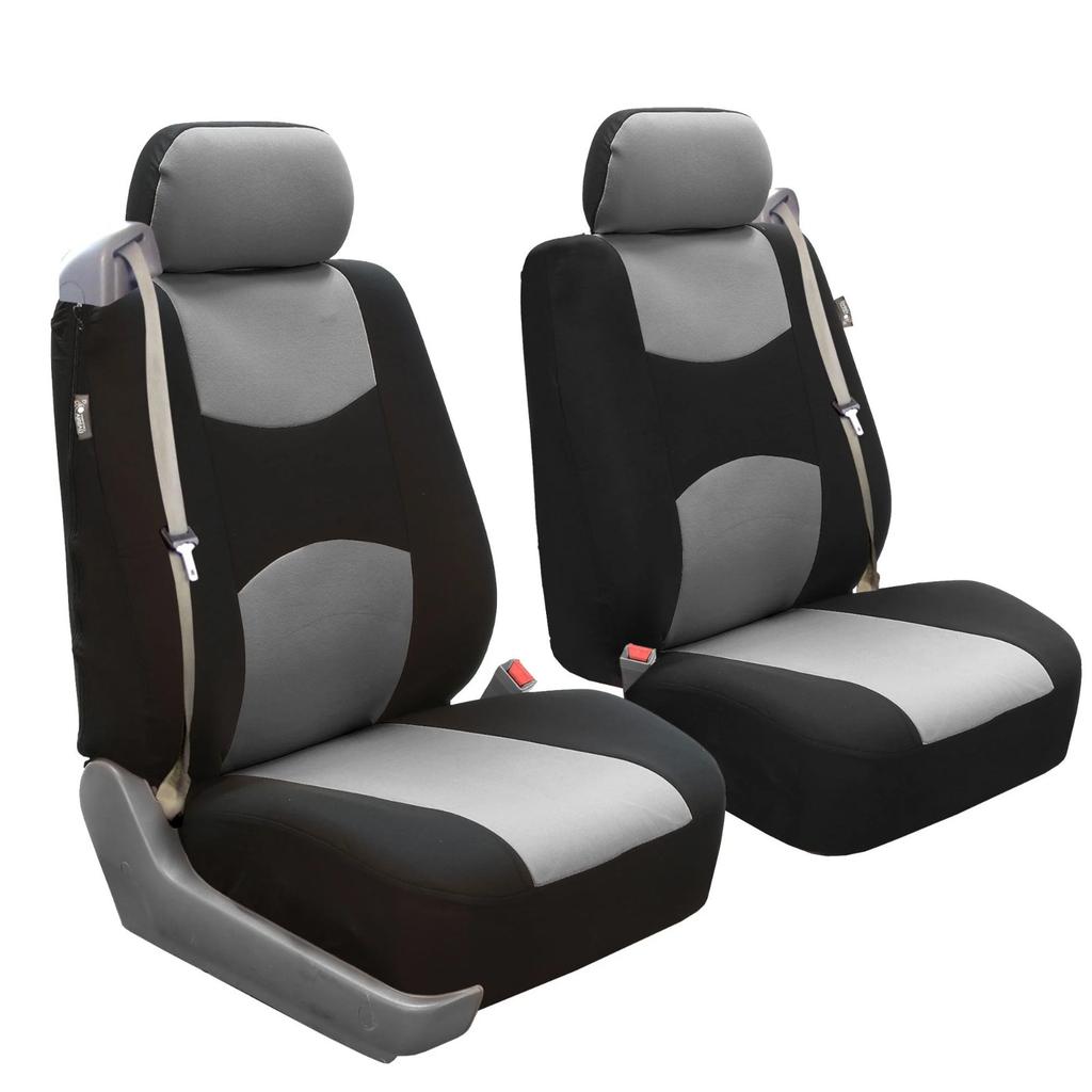 Universal Flat Cloth Car Seat Cover Non-slip Design Front Set