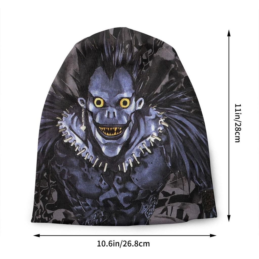 Крутая шапка Death Note Ryuk, крутая вязаная шапка для женщин, унисекс, осенне-зимняя теплая шапка в стиле аниме манга Skullies, шапки