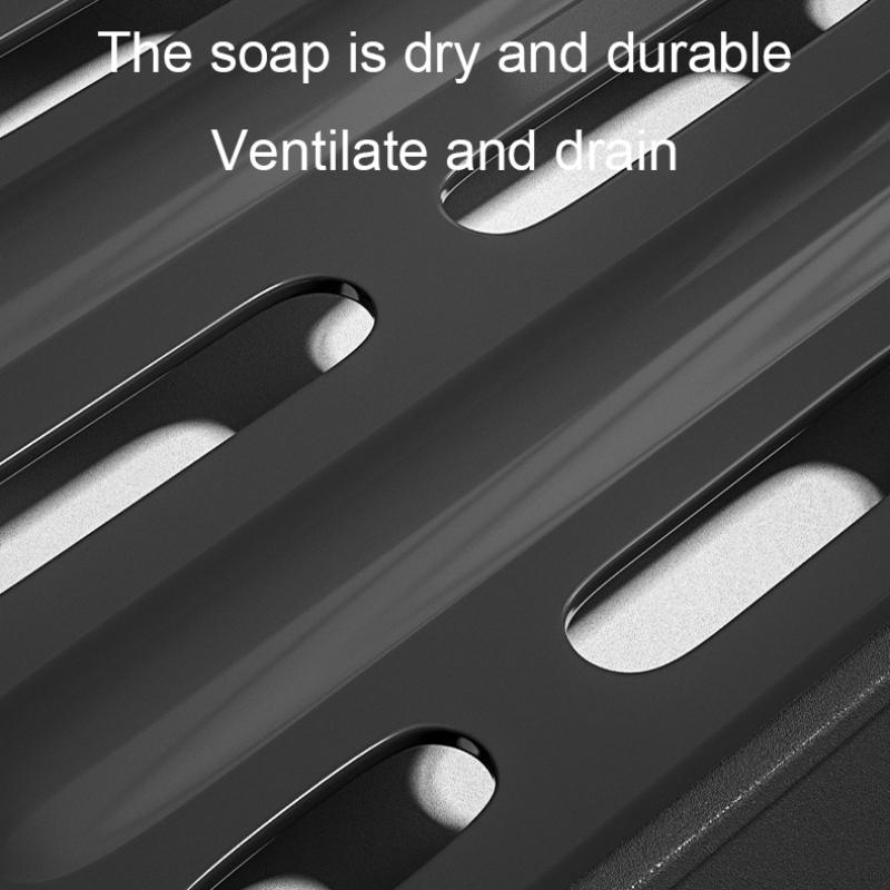 Мыльницы для ванной комнаты, 1, 2 слоя, настенная полка для слива мыла, поворотные держатели для мыла на 180 градусов