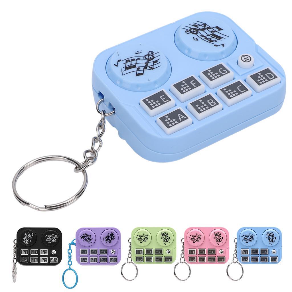 Мини-брелок с разноцветными огнями, проигрыватель дисков DJ, дизайн, автоматическое воспроизведение и режим самонажатия, портативный DJ K