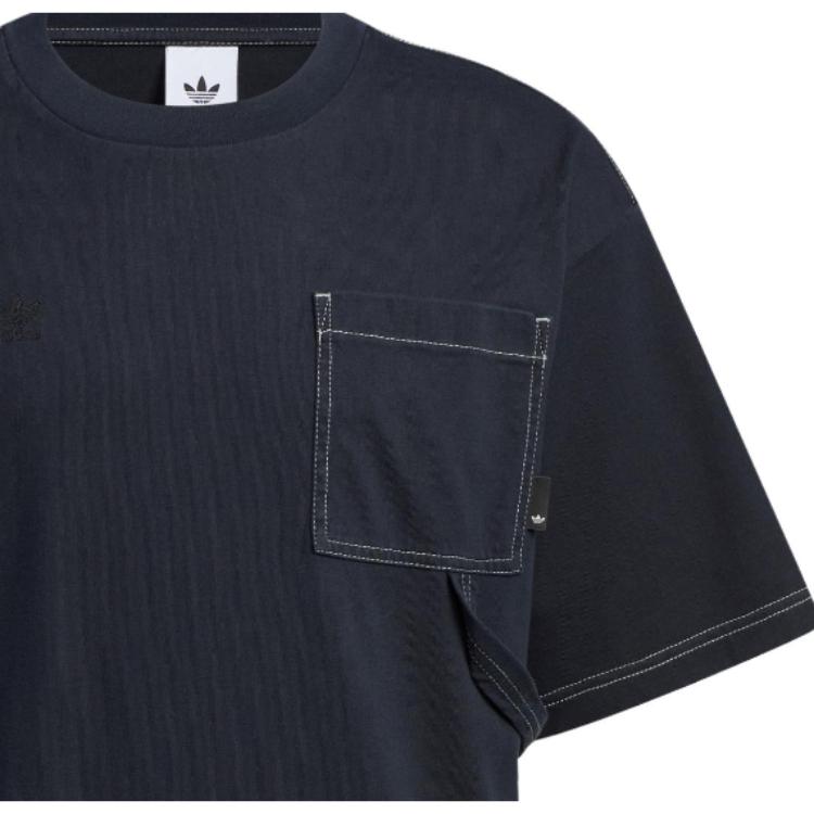 adidas Оригинальная мужская футболка Originals WW TEE SS 2 Черная HY7243