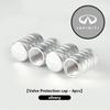 4Pcs Car Wheel Air Valve Dust Cap Metal Tire Valve Stem Cover For Infiniti FX35 Q30 G37 QX70 G35 QX50 QX60 QX80 QX30 JX35 G25 tcz1
