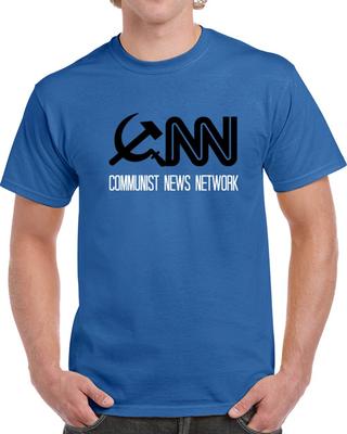 CNN Коммунистическая Сеть Новостей Футболка Фейковые Новости Медиа Унисекс Подарок Одежда Футболка