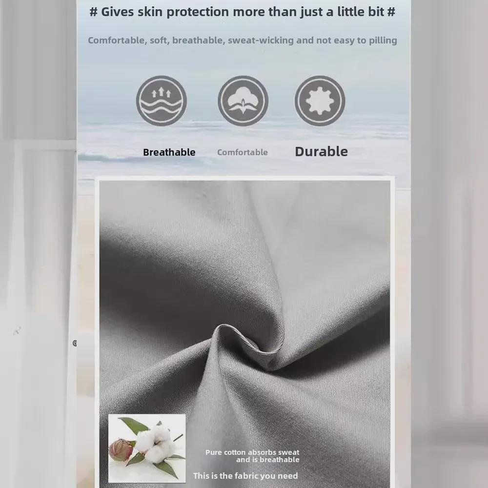 Летние мужские хлопковые шорты длиной три четверти — свободный крой для людей среднего и пожилого возраста