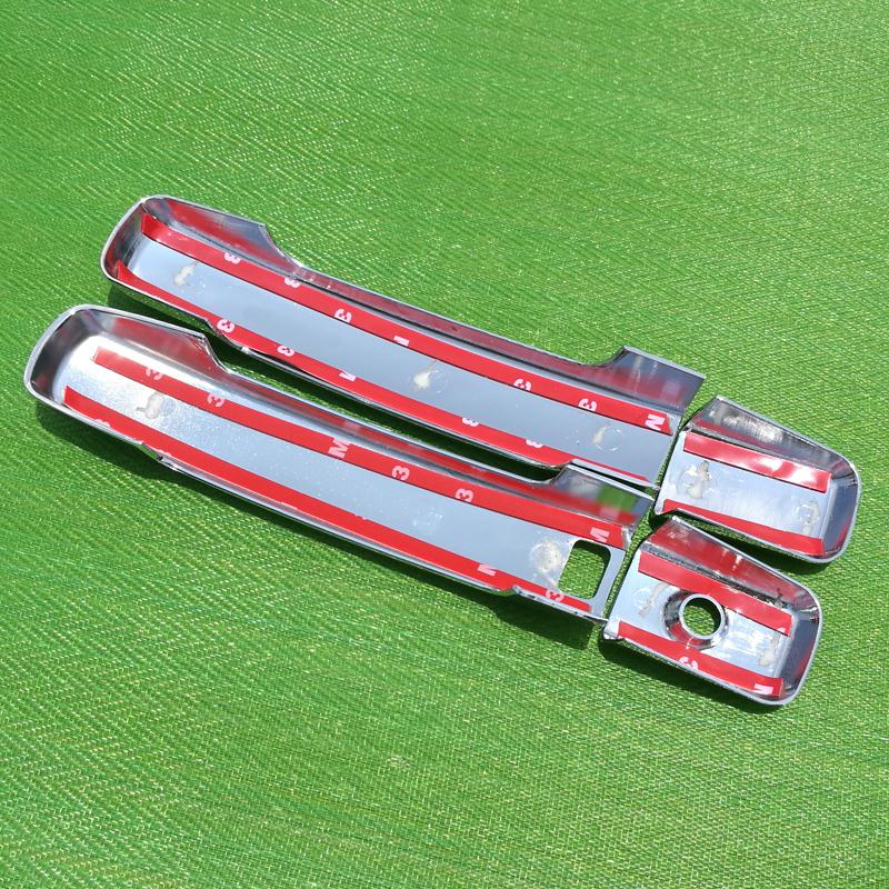For Nissan Pathfinder R51 2005 - 2012 Luxurious Chrome Door Handle Cover Trim Set for 4Door Never Rust Car Accessories Stickers