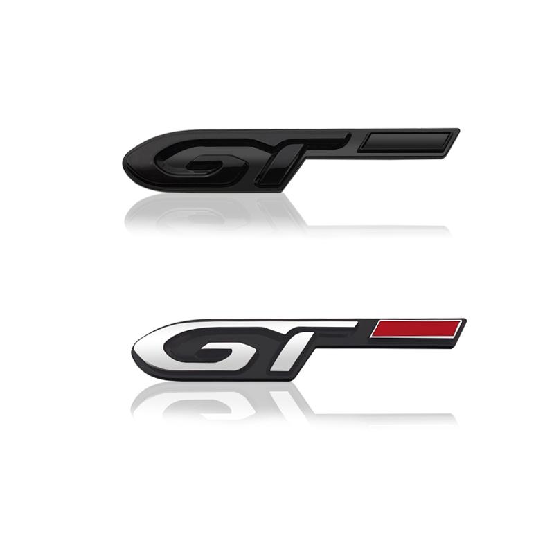 3D Metal car Letter Rear trunk Decals Emblem Badge sticker For Peugeot GT 206 207 208 301 307 308 406 408 508 5008 2008 3008