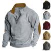 Autumn Sweatshirt Men's Outdoor Casual Embroidery Colorblocking Standing Collar Long Sleeve Sweatshirt