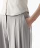 MUSINSA STANDARD WOMAN [Cooltandard] Women'S Semi-Balloon Hidden Banding Slacks [Light Gray]