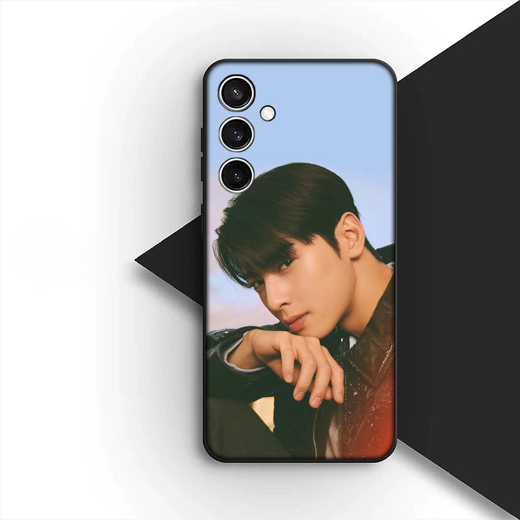 Casing Phone Cover for Samsung Galaxy S25 S24 S23 FE Ultra Plus S7 Edge S25+ S23+ A56 5G Case Cha EunWoo Lee Dong min Eun Woo