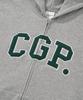 Толстовка на молнии с логотипом CGP Arch_Зеленая