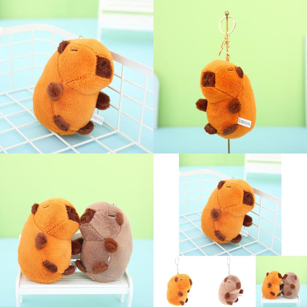 Cute Capybara Stuffed Animal Keychain Delightful And Quirky Plush Toy
