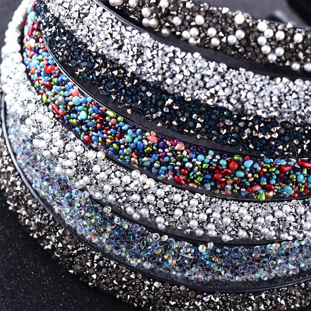 Simple Simulated Pearl Luxury Crystal Hairbands Hair Accessories Hair Hoop Pearl Headbands