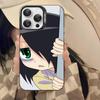 Чехол для телефона Watamote K-Kuroki T-Tomoko для IPhone 17 16 15 14 13 12 11 Pro Max Цвет Черный Матовый Чехол