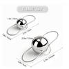 2pcs Espresso Cooling Ball, Reusable Metal Ice Cubes, Stainless Steel Frozen Ice Balls for Coffee, Whiskey & More Drinks,Chiller Gift for Birthday