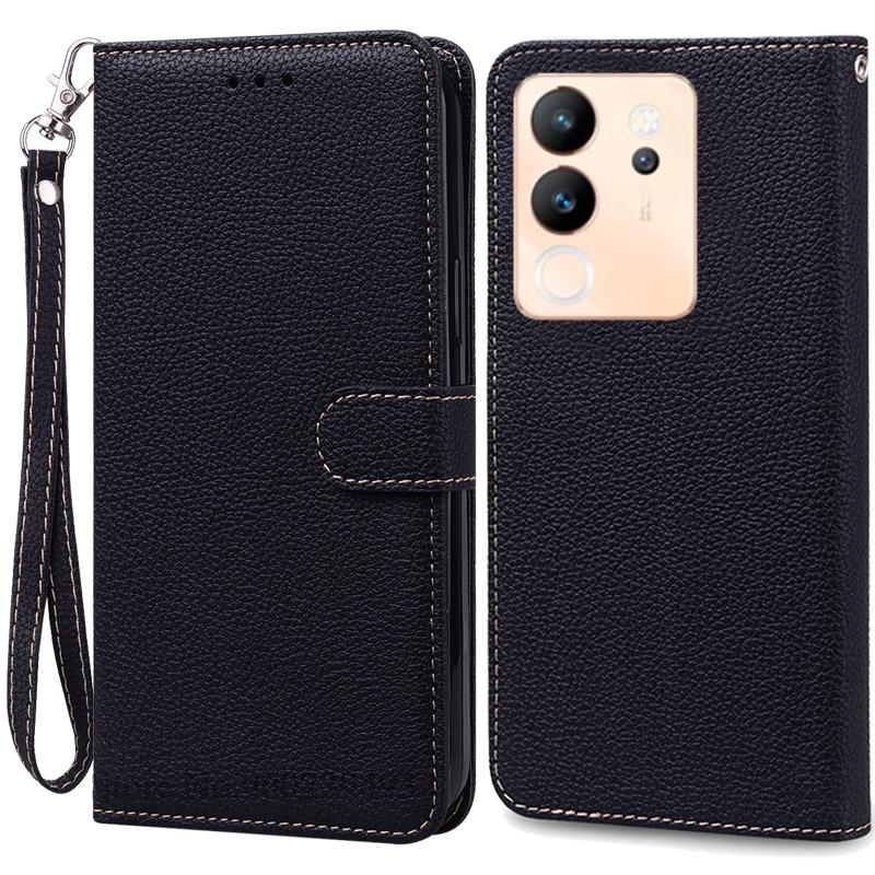 Для Vivo V30 Lite 5G чехол кожаный кошелек раскладной телефон чехол для Vivo V30 Lite чехол-книжка для Vivo V30Lite чехол Fundas Shell