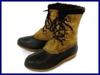 Сделано в Канаде/Винтаж//Кожаные зимние ботинки с внутренним вкладышем/WOS7/23.5-24.5/Коричневый/Высокий класс(ИСПОЛЬЗОВАЛ)