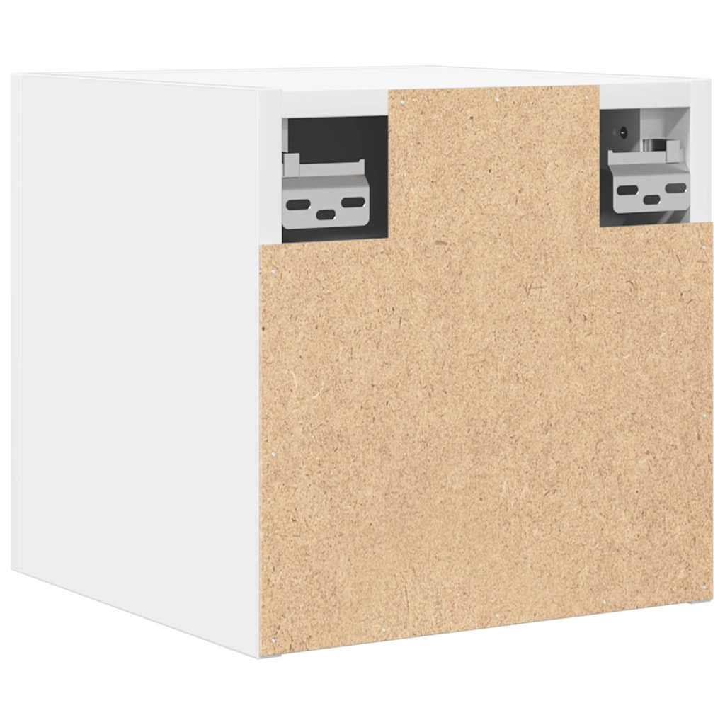 TV-Wandregal 2-teilig, Weihnachts-Wanddekoration, Hängendes Ausstellungsregal, 30,5x30x30 Cm