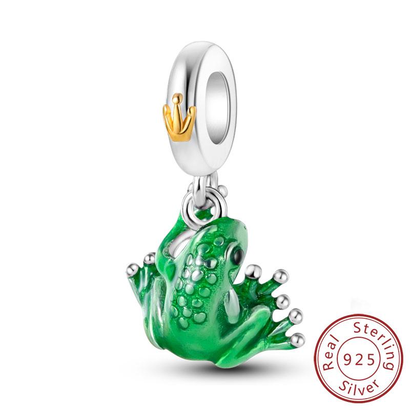 S Медные Шармы Подвески Бусины Слон Кошка Собака Животные Бусины Подходят для Оригинальных Браслетов Шармов Женские Украшения