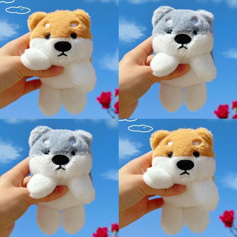 Stuffed Dog Plush Doll Toys Keychain Kawaii Lovely Bag Pendant  Birthday Gift