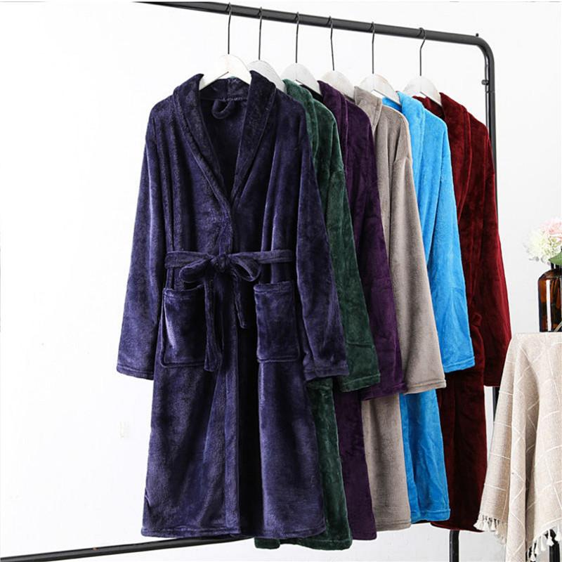 Women Pajamas Home Clothes Pajamas Bathrobes Couple Bathrobes Unisex Extended Bathrobes Modern Home Pajamas