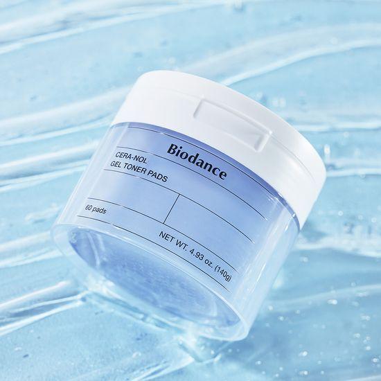 Biodance Гелевые тонер-диски 60 листов, 2 типа на выбор (Коллаген/Церанол)