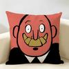 Aesthetic Art JJeanJullien Cushion Cover Natural Linen Organic Fabric DoubleSided Printing Room Sofa Decor Pillow Case