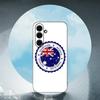 Australian Flag Luxury Black Phone Case For Samsung Galaxy S23 S24 S25 Ultra S22 Plus S21