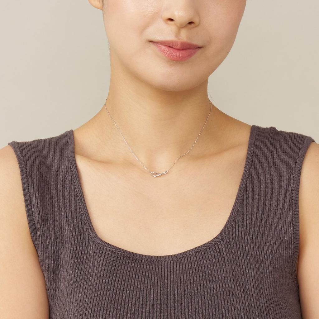 Vendome Silver Cubic Zirconia Necklace GS6N030440CZ [Official] [VA Aoyama]