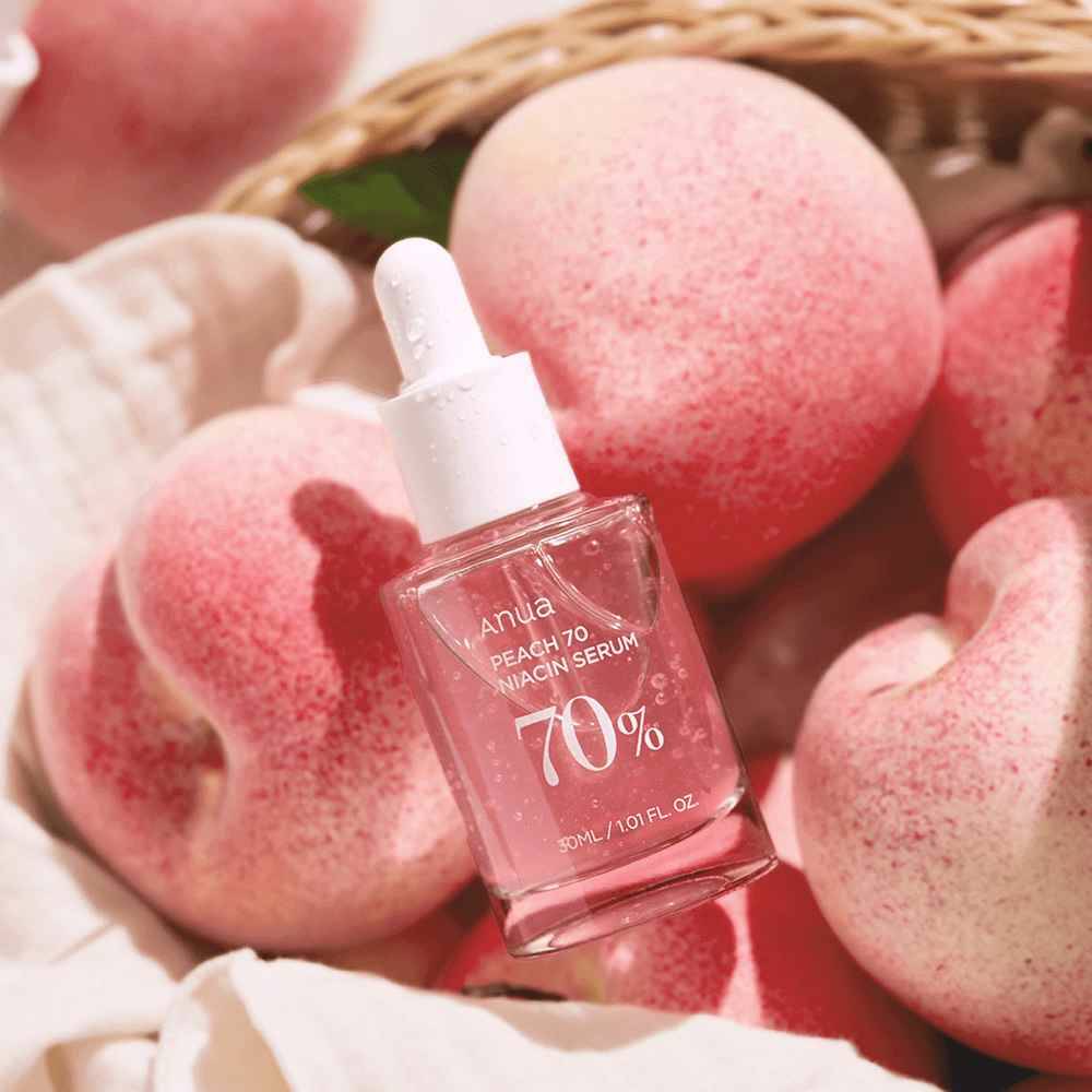 Anua PEACH 70 NIACIN SERUM 30ml, Успокаивающий, Корейская косметика, Kbeauty, пробник