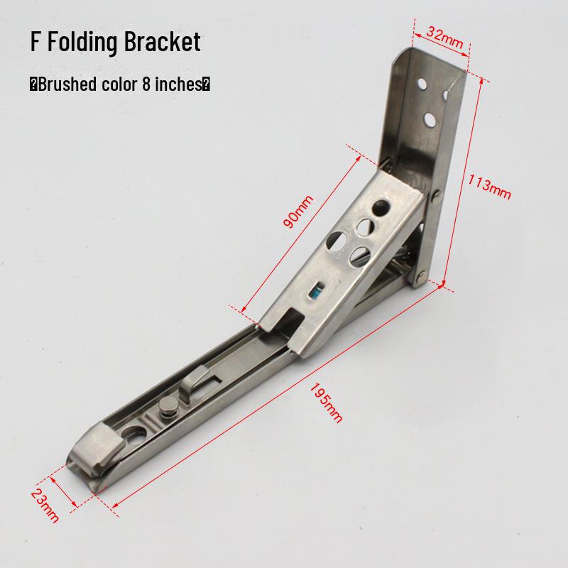Dinite Heavy-Duty Folding Triangle Shelf Bracket