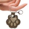 Pet Hair Keepsake Keyring Dog Cat Memorial Cute Charm for Women Men Collection Stylish