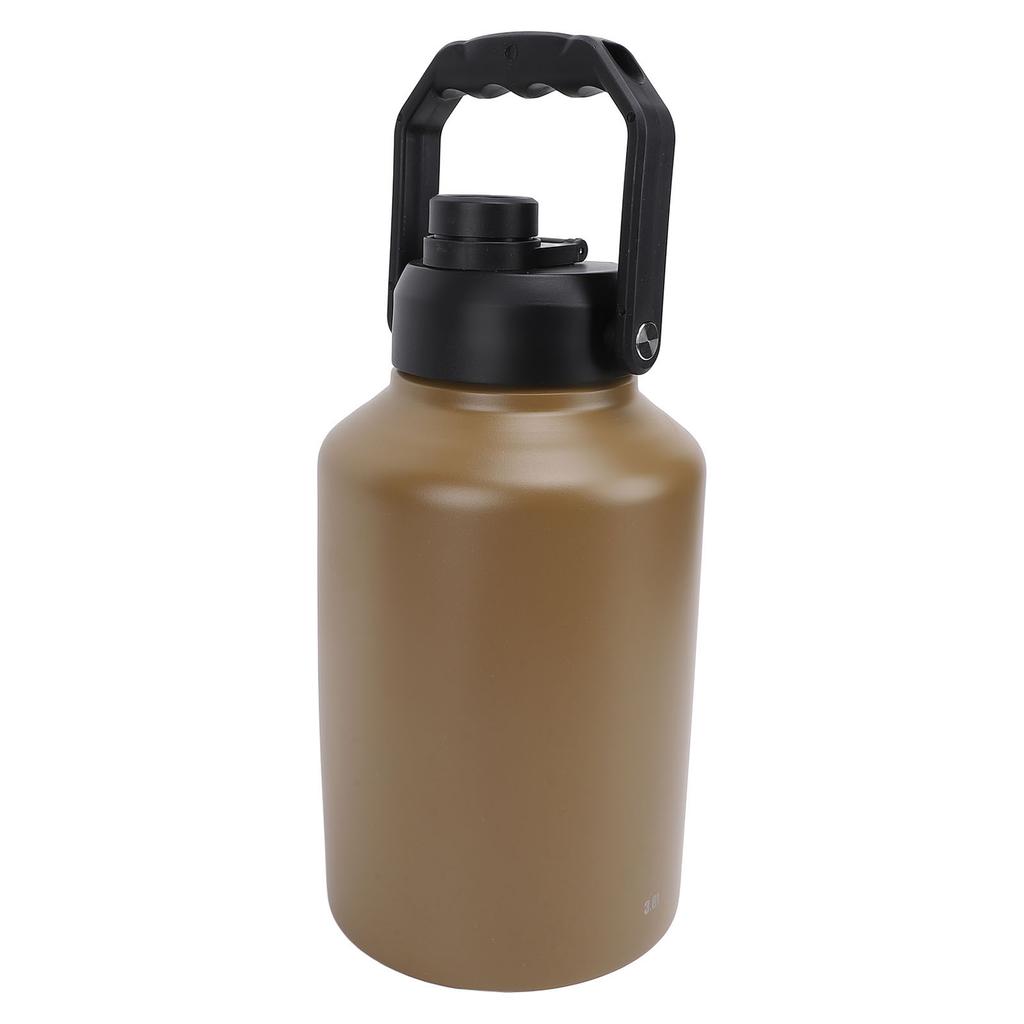 3.8L Спортивная бутылка для воды из нержавеющей стали с двойными стенками и вакуумной изоляцией для кемпинга на открытом воздухе