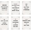 Turaranusy Positive Affirmations Uplifting Quotes pirational Motivational Posters Saying Affirmation Wall Art Office Wall Art & Decor Motivational