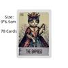Mystic Cat Tarot Cards Game For Beginners Fate Visions Divination Edition Oracke Playing Board Deck